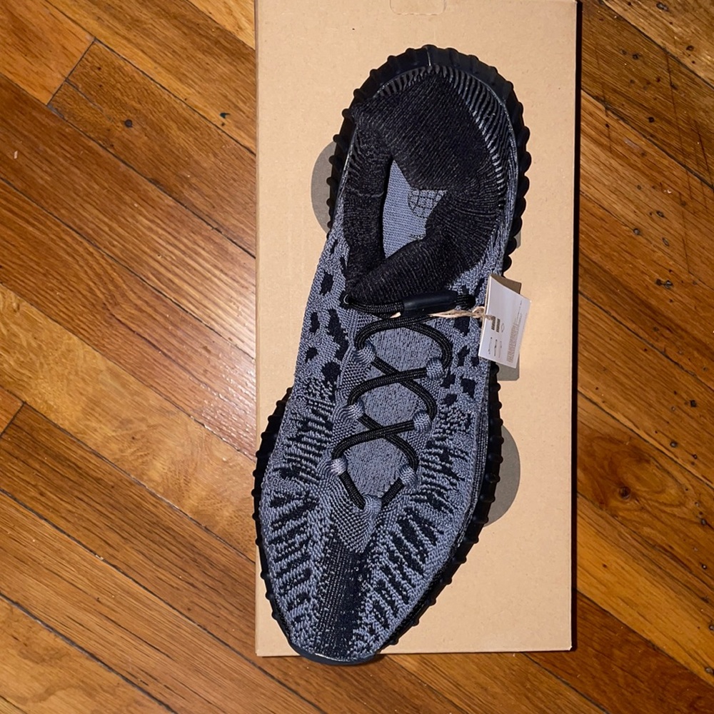 Yeezy black and gray sneakers size 11